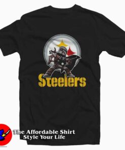 Mandalorian & Yoda Pittsburgh Steelers T-shirt