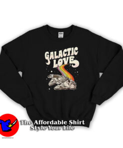 Millennium Falcon Galactic Love Unisex Sweatshirt