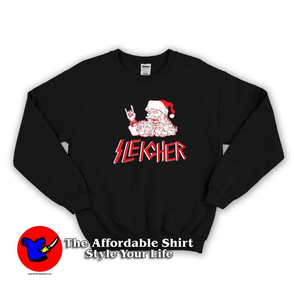 Sleigher Santa Heavy Metal Christmas Sweater 510x510 image Sleigher Santa Heavy Metal Christmas Sweater 510x510 Sleigher Santa Heavy Metal Christmas Sweatshirt On Sale
