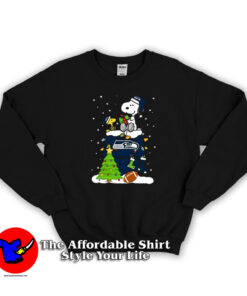 Snoopy Merry Christmas NFL Seahawks Sweatshirt