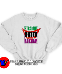 Suicide Squad Joker Straight Outta Arkham Sweatshirt