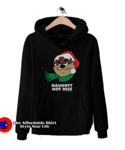 Tasmanian Devil Naughty Not Nice Christmas Hoodie