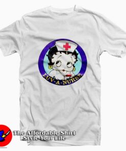 Vintage Betty Boop Luv A Nurse Cute T-shirt