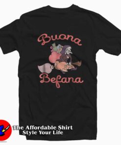 Vintage Buona Befana Italian Christmas T-shirt