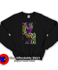 Vintage Jimi Hendrix 1970 Unisex Sweatshirt