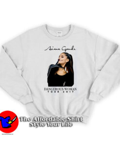 Ariana Grande Tour Dangerous Smilley Sweatshirt