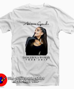 Ariana Grande Tour Dangerous Smilley Tshirt