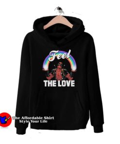 Deadpool Feel The Love Marvel Comics Hoodie