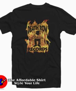 Flame Death Row Record Vintage T-shirt