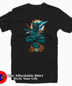 Giants Deadpool x Miami Dolphins Funny Tshirt