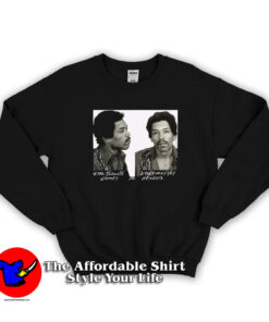 Jimi Hendrix Arrested Photo Police 1969 Sweatshirt