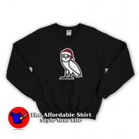 OVO Holiday Santa Owl Funny Unisex Sweatshirt