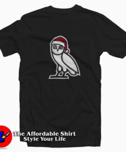 OVO Holiday Santa Owl Funny Unisex T-shirt