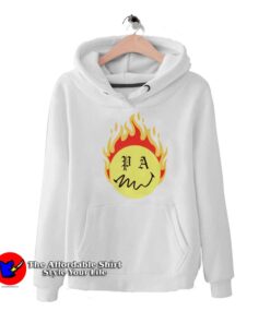 Palm Angels Flame Burning Head Hoodie