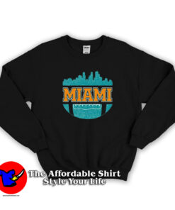 Retro Miami Football Vintage Dolphin Sweatshirt