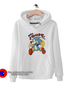 Run Sonic The Hedgehog Cartoon Hoodie