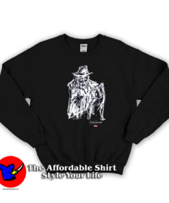 Supreme X Yohji Yamamoto Scribble Portrait Sweatshirt