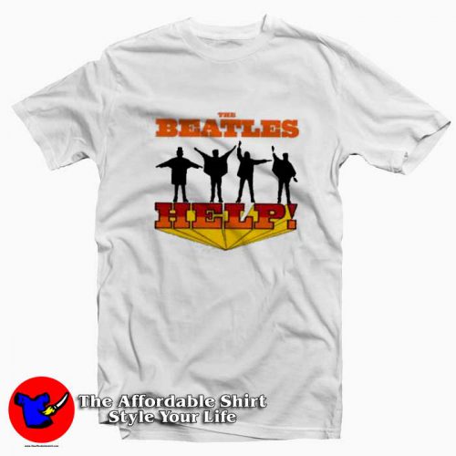 The Beatles Help Album Legend Band Tshirt 500x500 The Beatles Help Album Legend Band T shirt On Sale