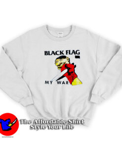 Black Flag Grunge My War Unisex Sweatshirt