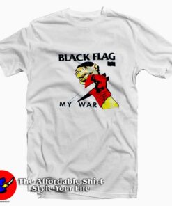 Black Flag Grunge My War Unisex T-shirt
