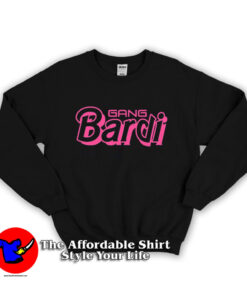 Cardi B Bardi Gang Hip Hop Graphic Sweatshirt