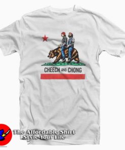 Cheech and Chong California Republic Flag T-shirt