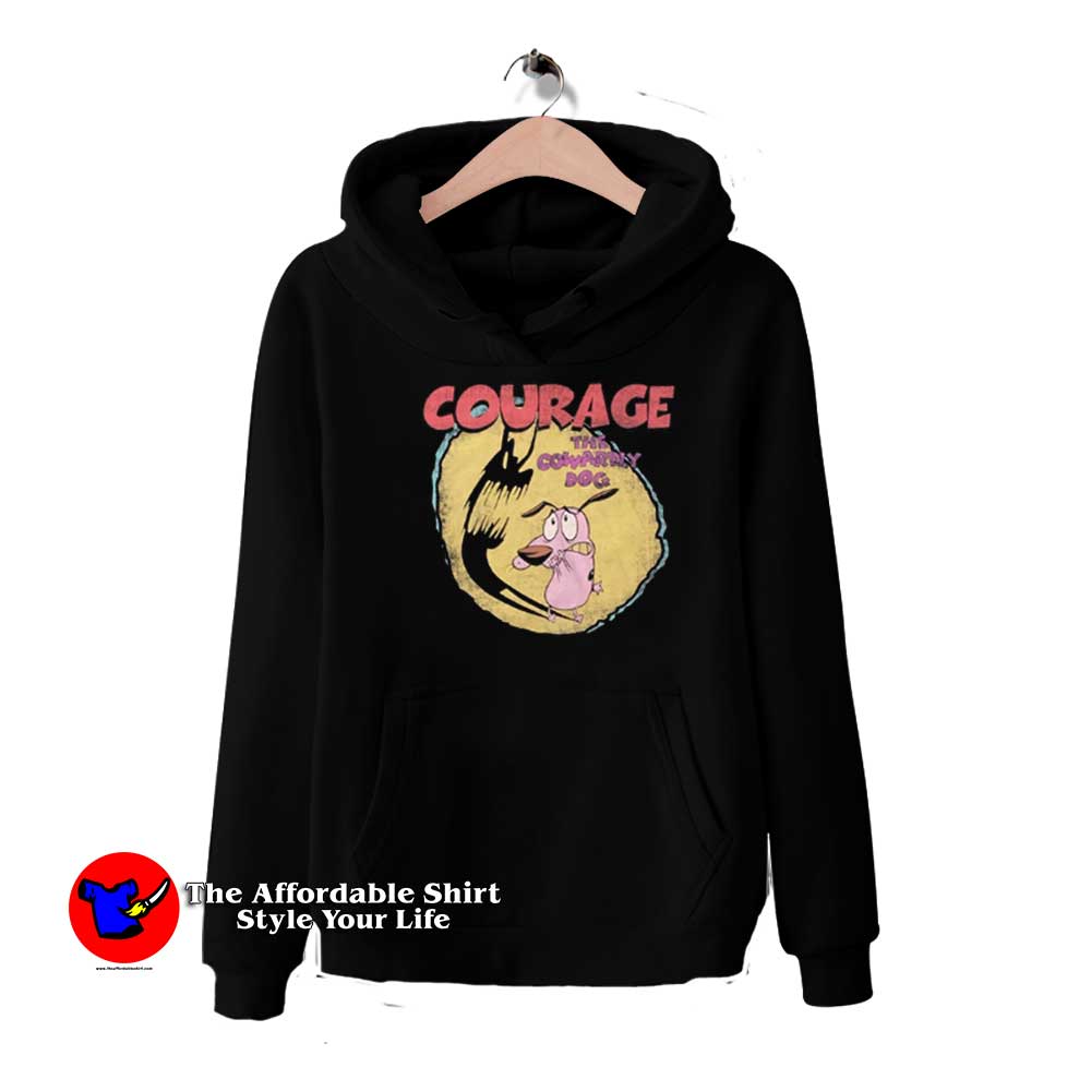 Courage The Cowardly Dog Cartoon Network Hoodie | Theaffordableshirt