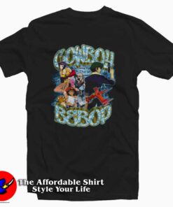 Cowboy Bebop Team Funny Anime Retro T-shirt