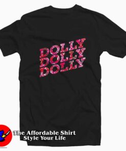 Dolly Parton Floral Print Unisex Adult T-shirt