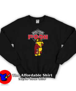 Funny Doctor Who And Winnie The Pooh Sweatshirt