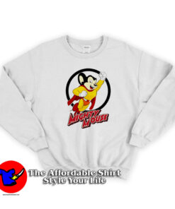 Funny Mighty Mouse Superhero Unisex Sweatshirt
