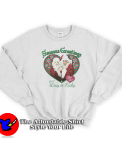 I Love Lucy Seasons Greetings Holiday Sweatshirt