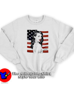 Lana Del Rey American Flag Unisex Sweatshirt