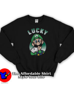 Nintendo Super Mario Lucky Luigi Unisex Sweatshirt