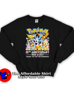 Pokemon 25th Anniversary 1996 - 2021 Sweatshirt