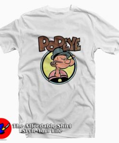 Popeye The Sailorman Halftone Comic T-shirt