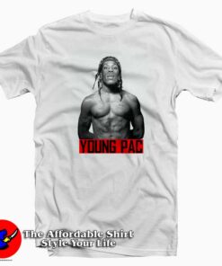 Potrait Young Pac Thug Life Unisex T-shirt