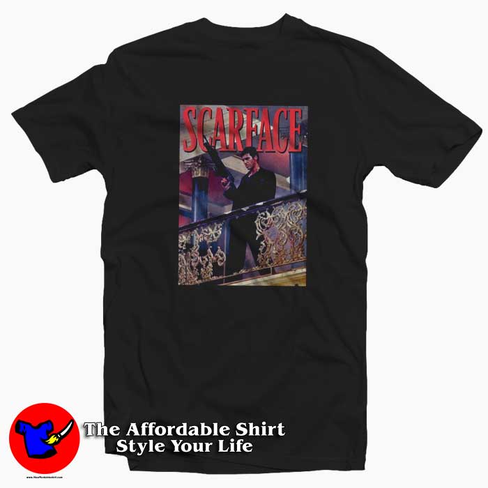 Scarface Tony Montana Balcony Railing Shot T Shirt 510x510 image Scarface Tony Montana Balcony Railing Shot T Shirt 510x510 Scarface Tony Montana Balcony Railing Shot T shirt On Sale