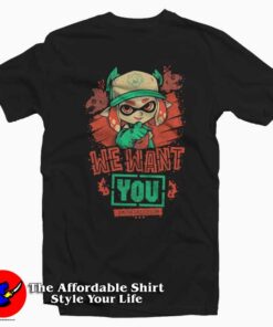 Splatoon 2 Grizzco Team We Want You T-shirt