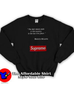 Supreme Malcolm McLaren Duck Joint Sweatshirt
