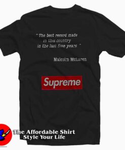 Supreme Malcolm McLaren Duck Joint T-shirt