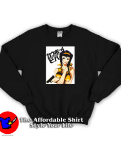 The Potrait Of Faye Valentine From Cowboy Sweatshirt