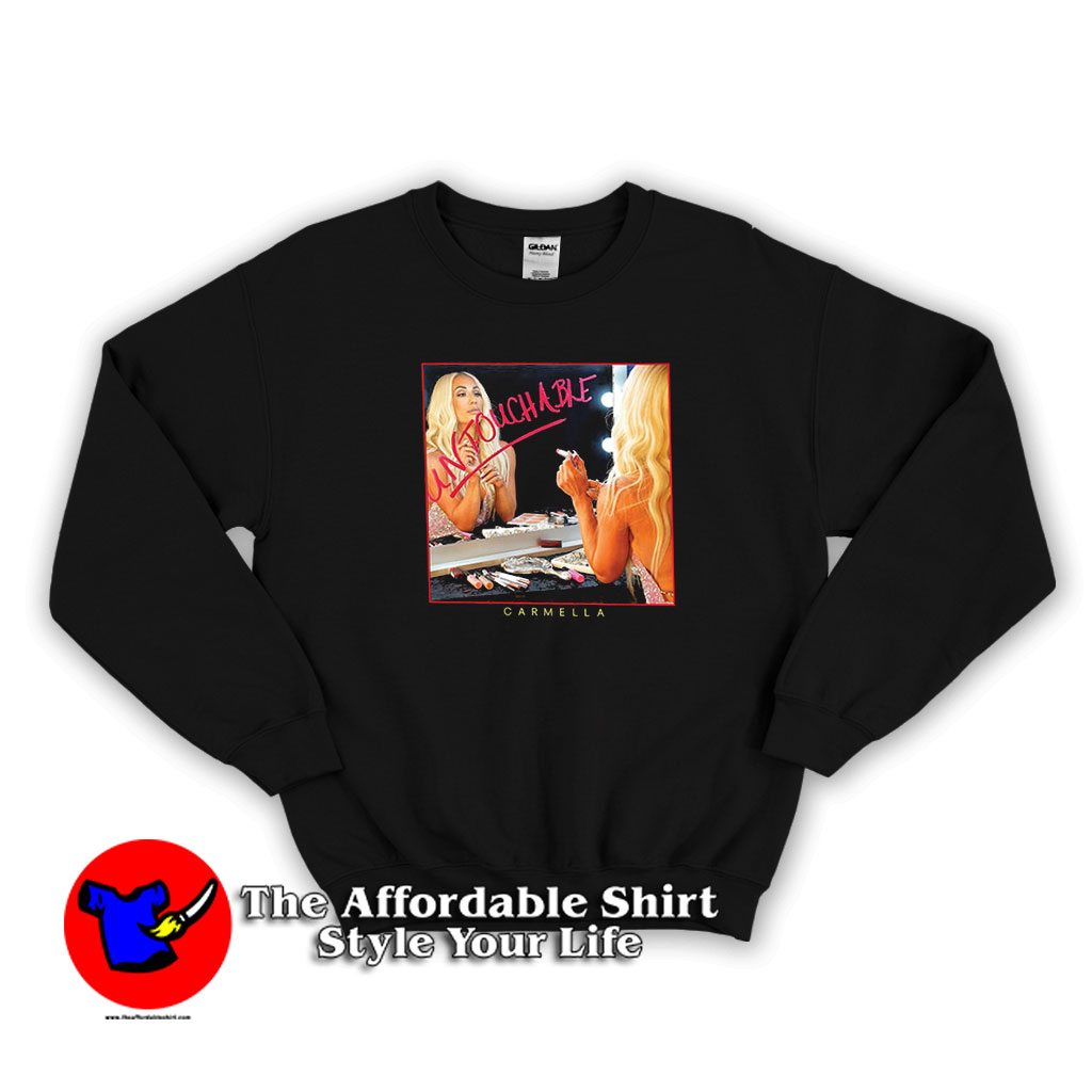 WWE Authentic Carmella Untouchable Sweatshirt 510x510 image WWE Authentic Carmella Untouchable Sweatshirt 510x510 WWE Authentic Carmella Untouchable Sweatshirt On Sale