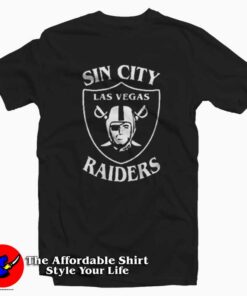 Best 90S Retro Funny Sin City Las Vegas Raiders T-shirt