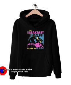 Breakfast Club Class Of 85 Stencil Portrait Hoodie