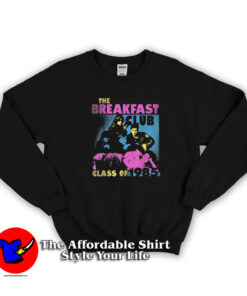 Breakfast Club Class Of 85 Stencil Portrait Sweatshirt