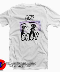 Cry Baby Retro Aesthetic Pop Art Graphic T-shirt