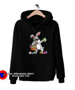Dabbing Rabbit Easter Day Funny Unisex Hoodie