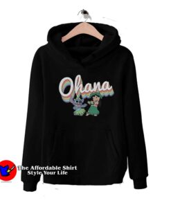 Disney Lilo & Stitch Rainbow Ohana Crew Hoodie