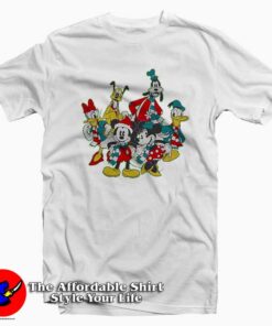Disney Mickey Mouse Holiday Group Unisex T-shirt